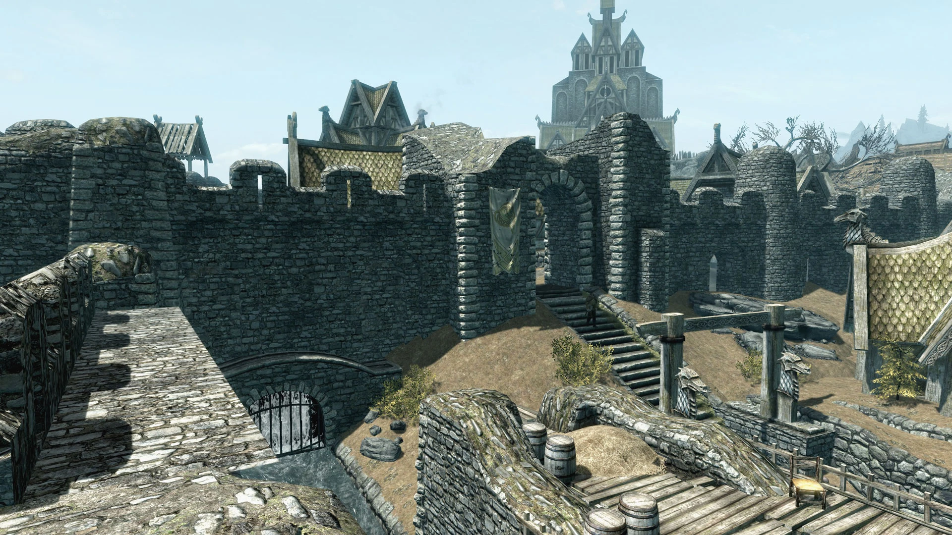 whiterun battlements remeshed 2