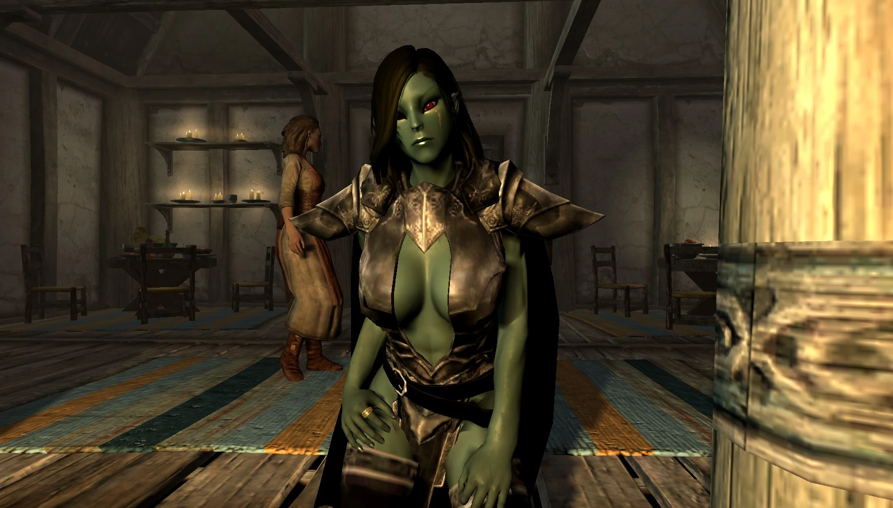 Pic of the woman on orc wor  nudes comic
