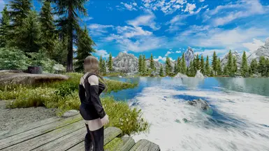 Skyrim K Real Hd Rgr Enb Beta Weather Test Clear Of At