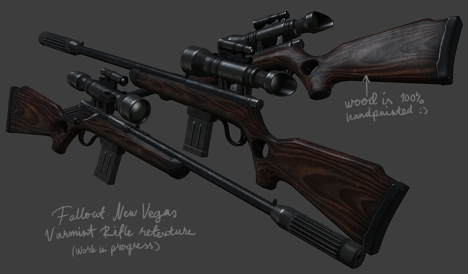 Varmint Rifle Retexture Wip At Fallout New Vegas Mods And Community