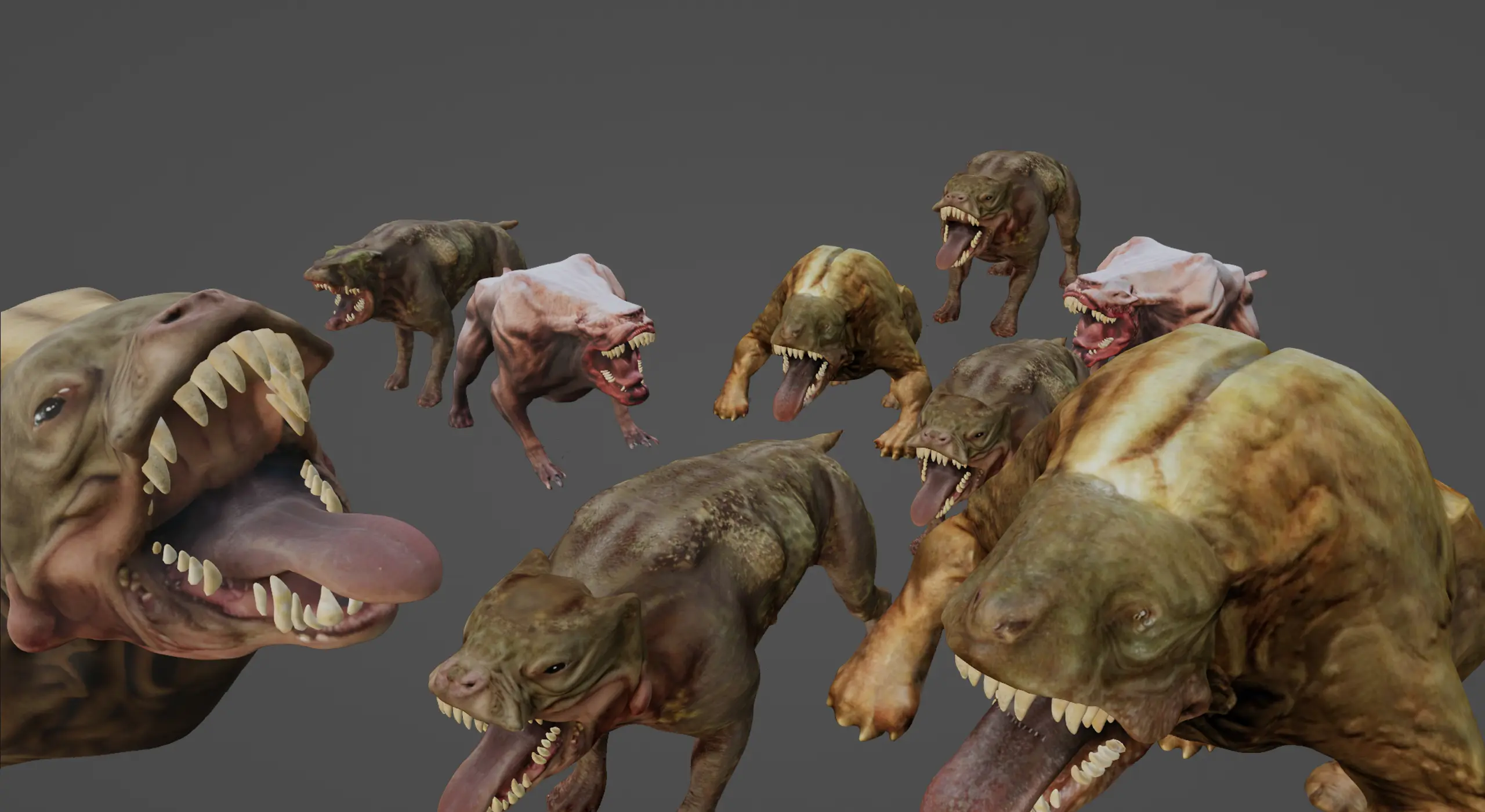 Fallout Mutant Hound Variant Model Concepts At Fallout New Vegas Mods