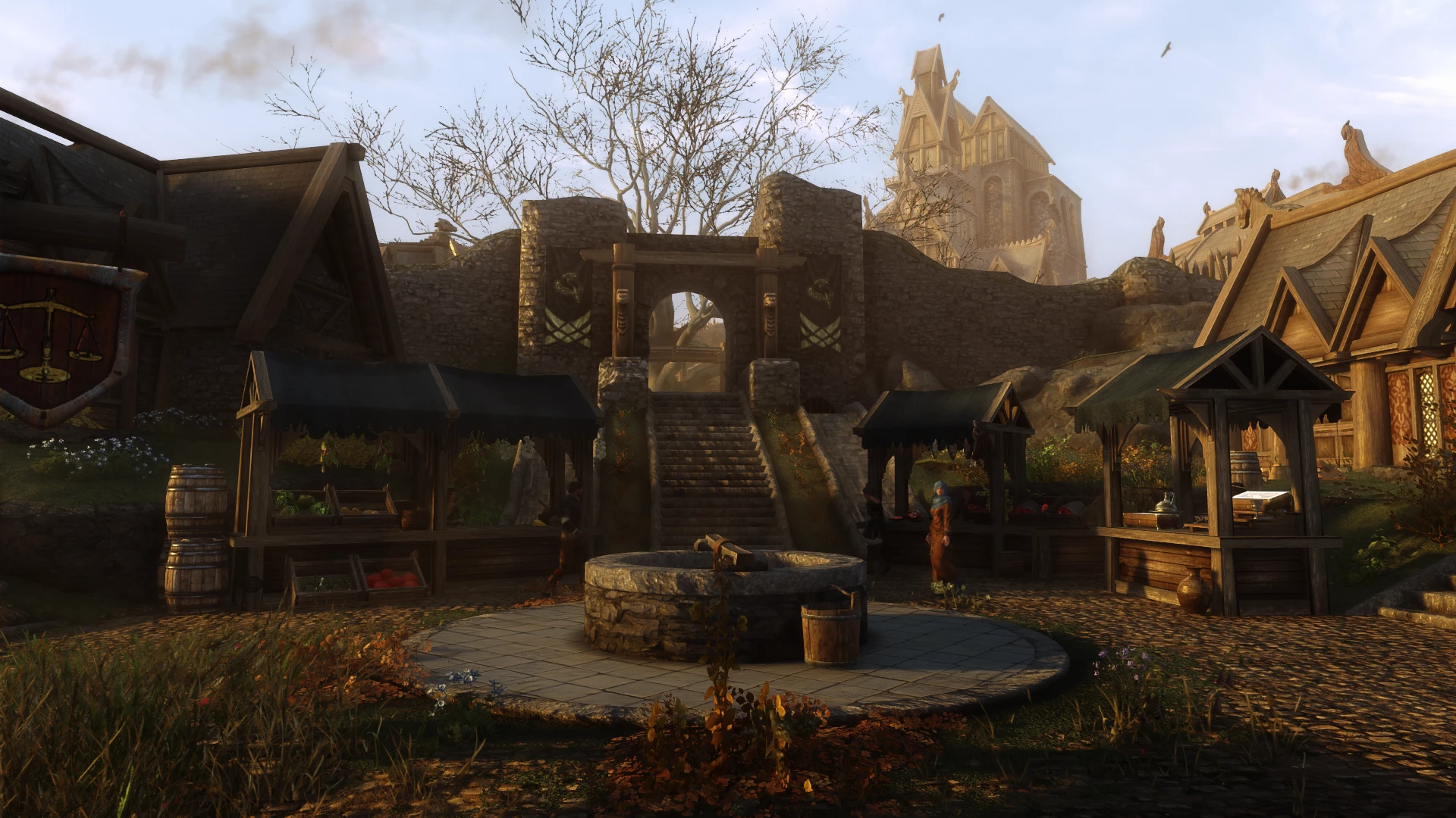 Whiterun Market At Skyrim Special Edition Nexus Mods And Community