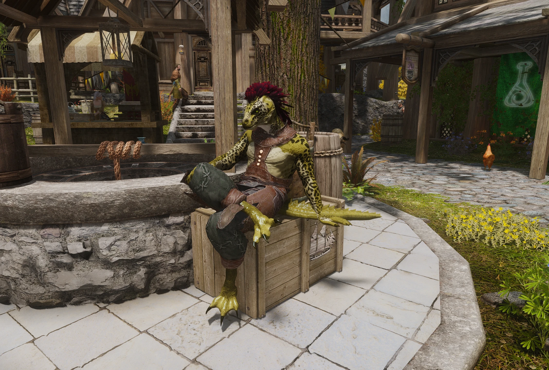 Exotic Lizards In Whiterun At Skyrim Special Edition Nexus Mods And