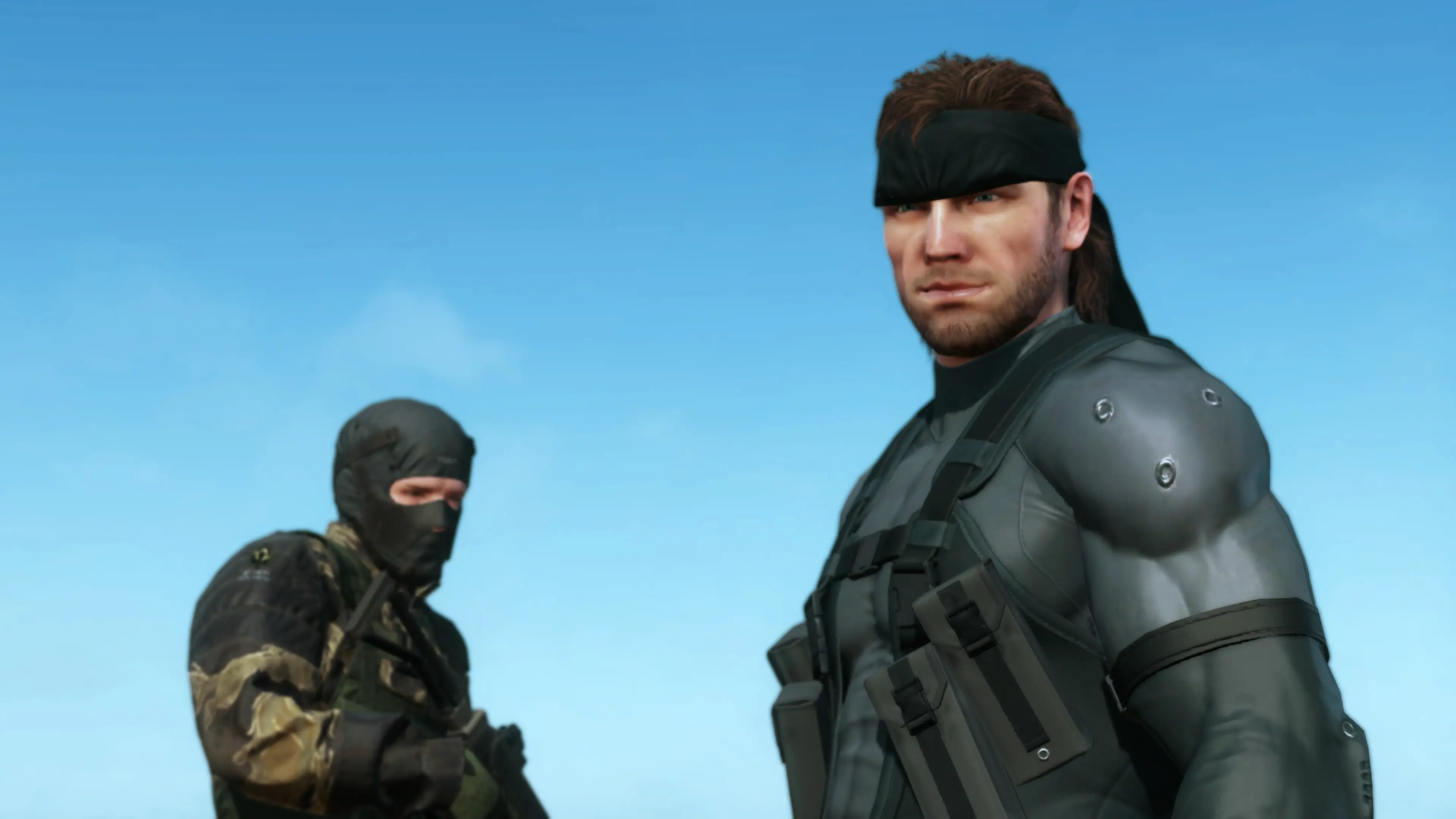 MGS2 Solid Snake Sneaking Suit At Metal Gear Solid V The Phantom Pain