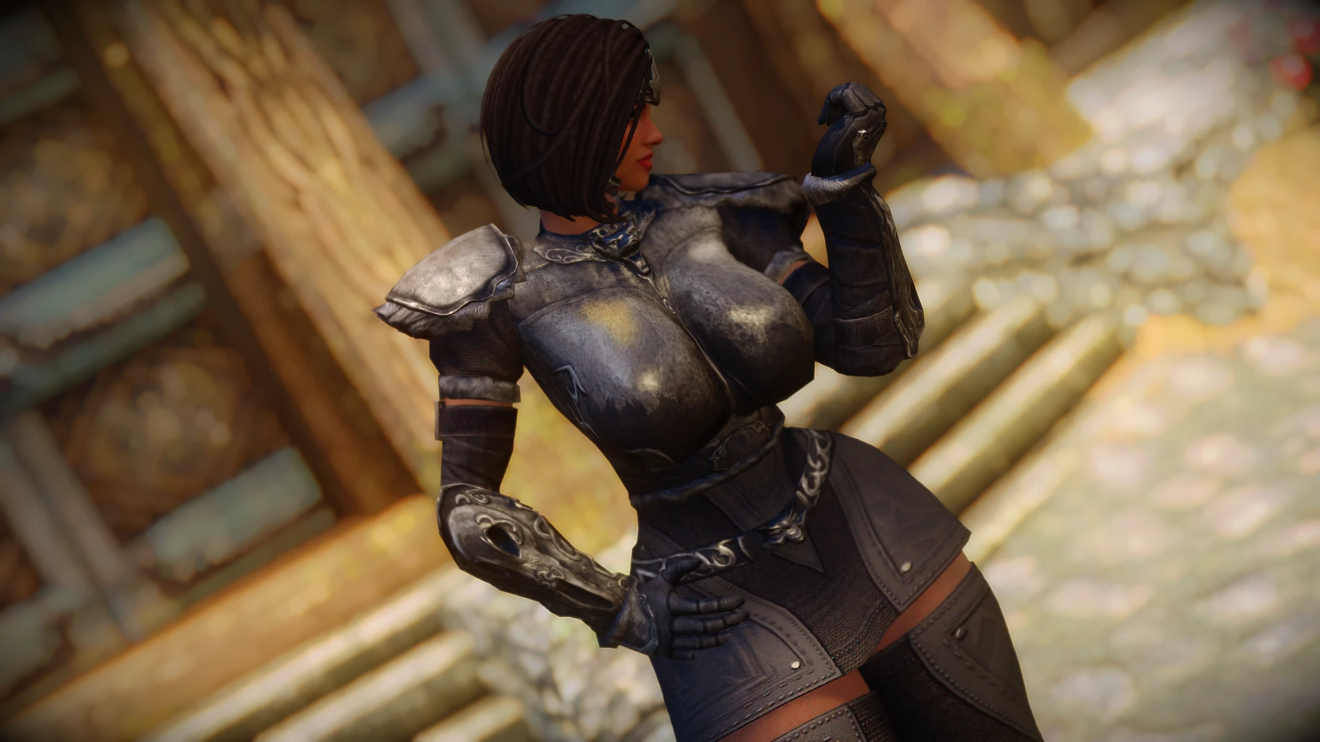 Girl S Heavy Armor Bhunp Conversion At Skyrim Nexus Mods And Community