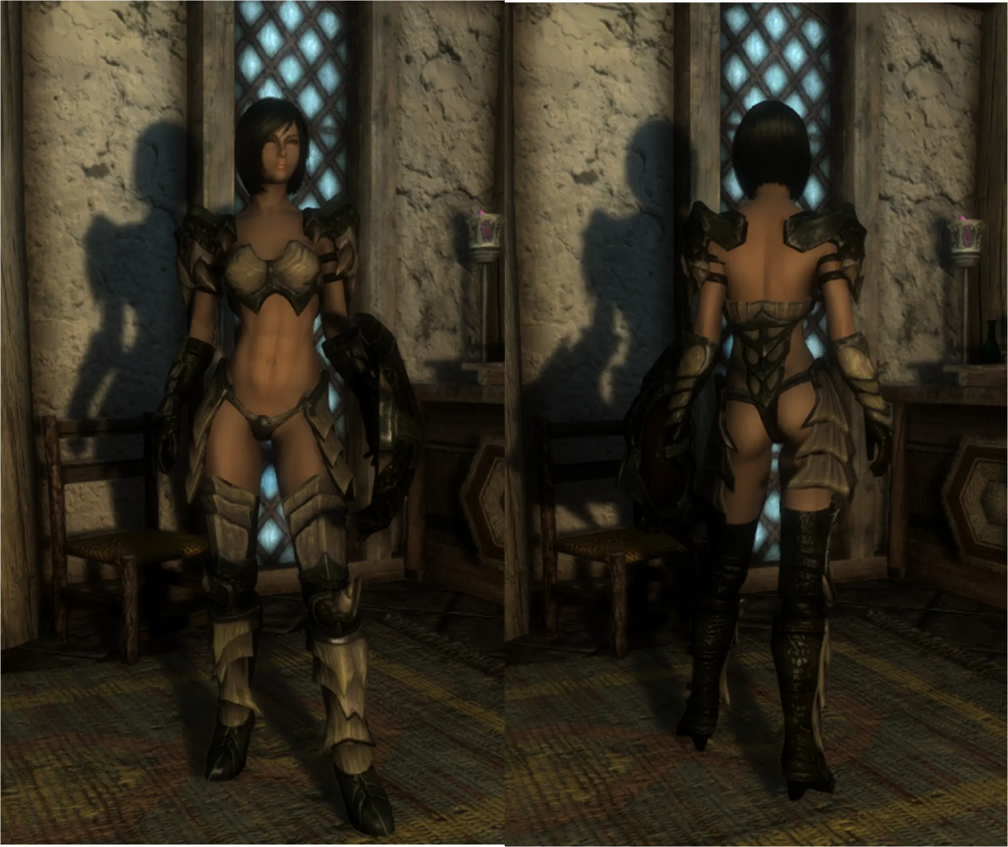 Sexy Vanilla Female Armor For Unp And Sevenbase With Bbp At Skyrim