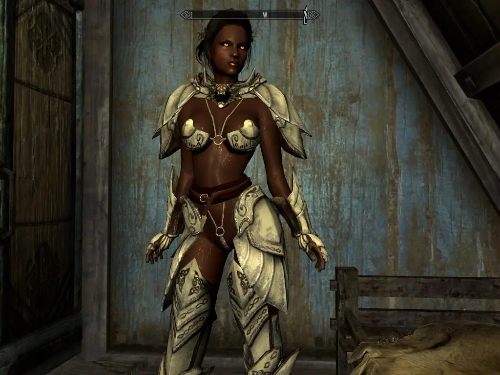 Edhildils Skimpy Ivory Armor Bbp At Skyrim Nexus Mods And Community