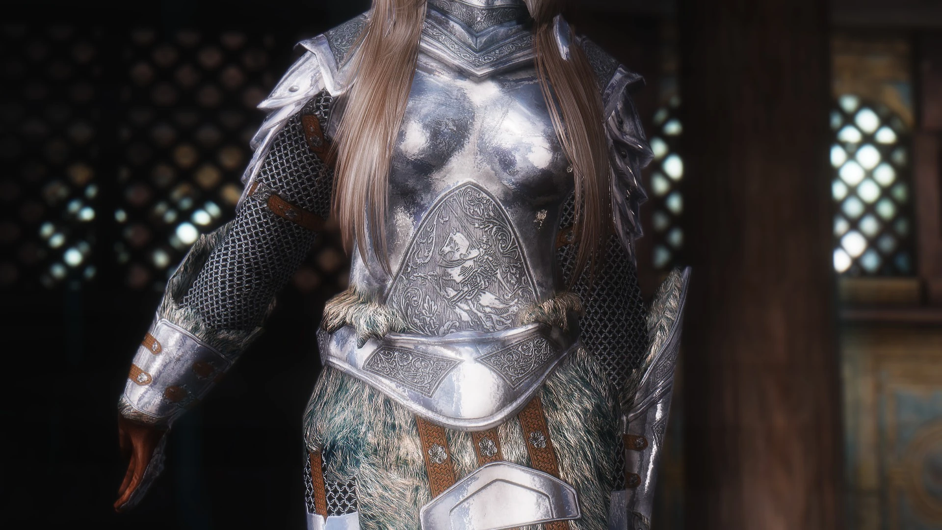 Spoa Silver Knight Armor Female Version At Skyrim Nexus Mods And