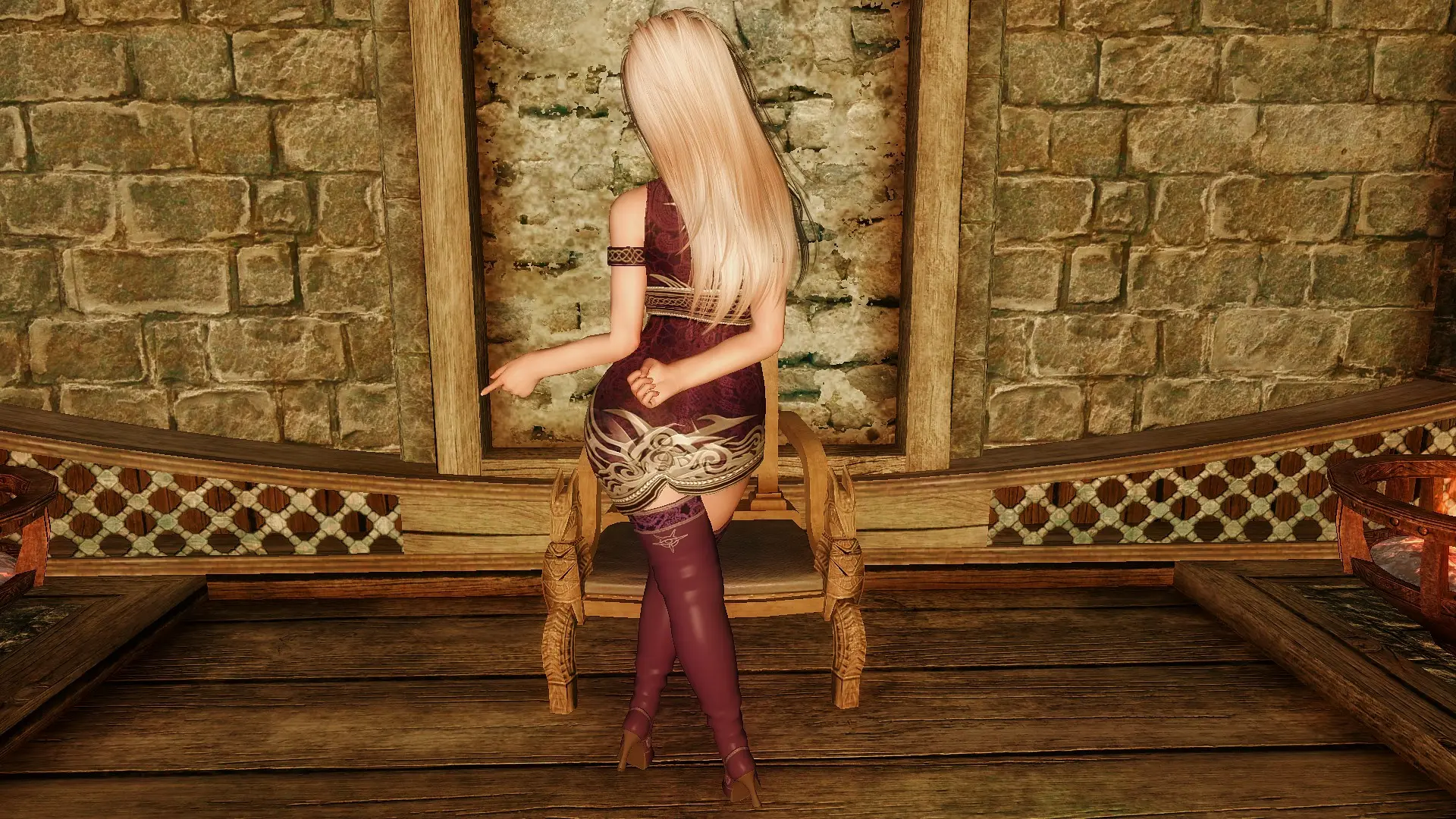 Mage Robes Cbbe Hdt Bodyslide At Skyrim Nexus Mods And Community