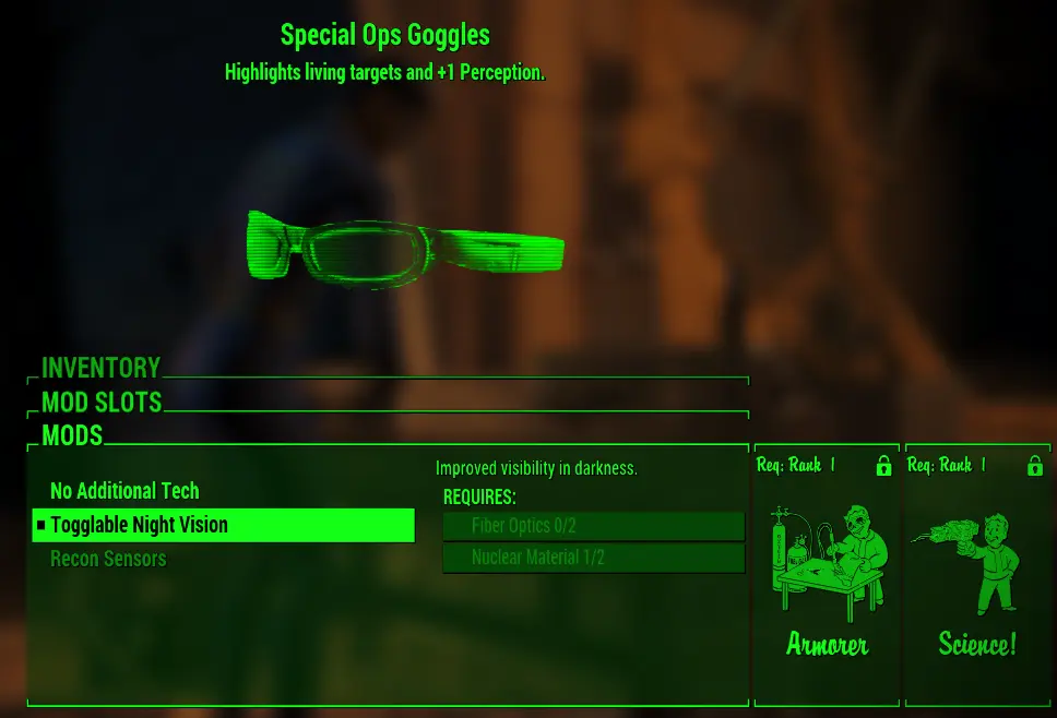 Special Ops Goggles At Fallout 4 Nexus Mods And Community