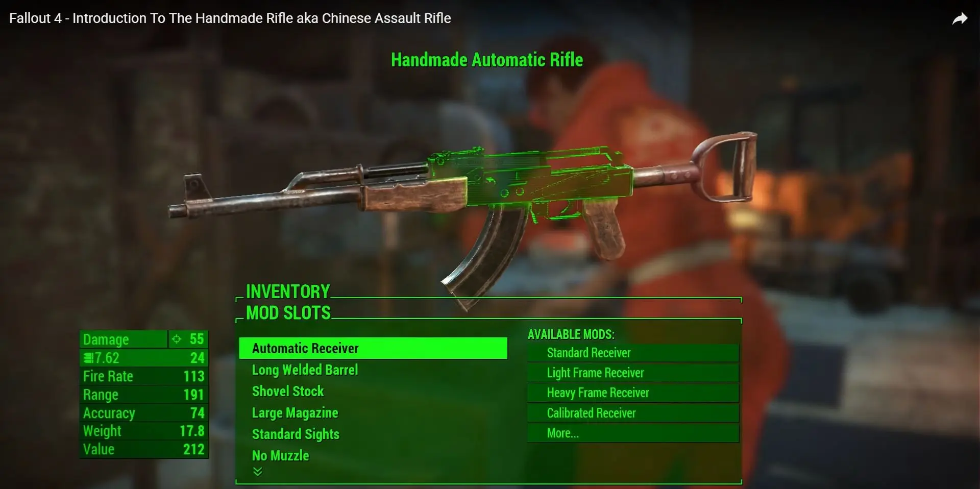 Handmade Rifle Exposed At Fallout 4 Nexus Mods And Community