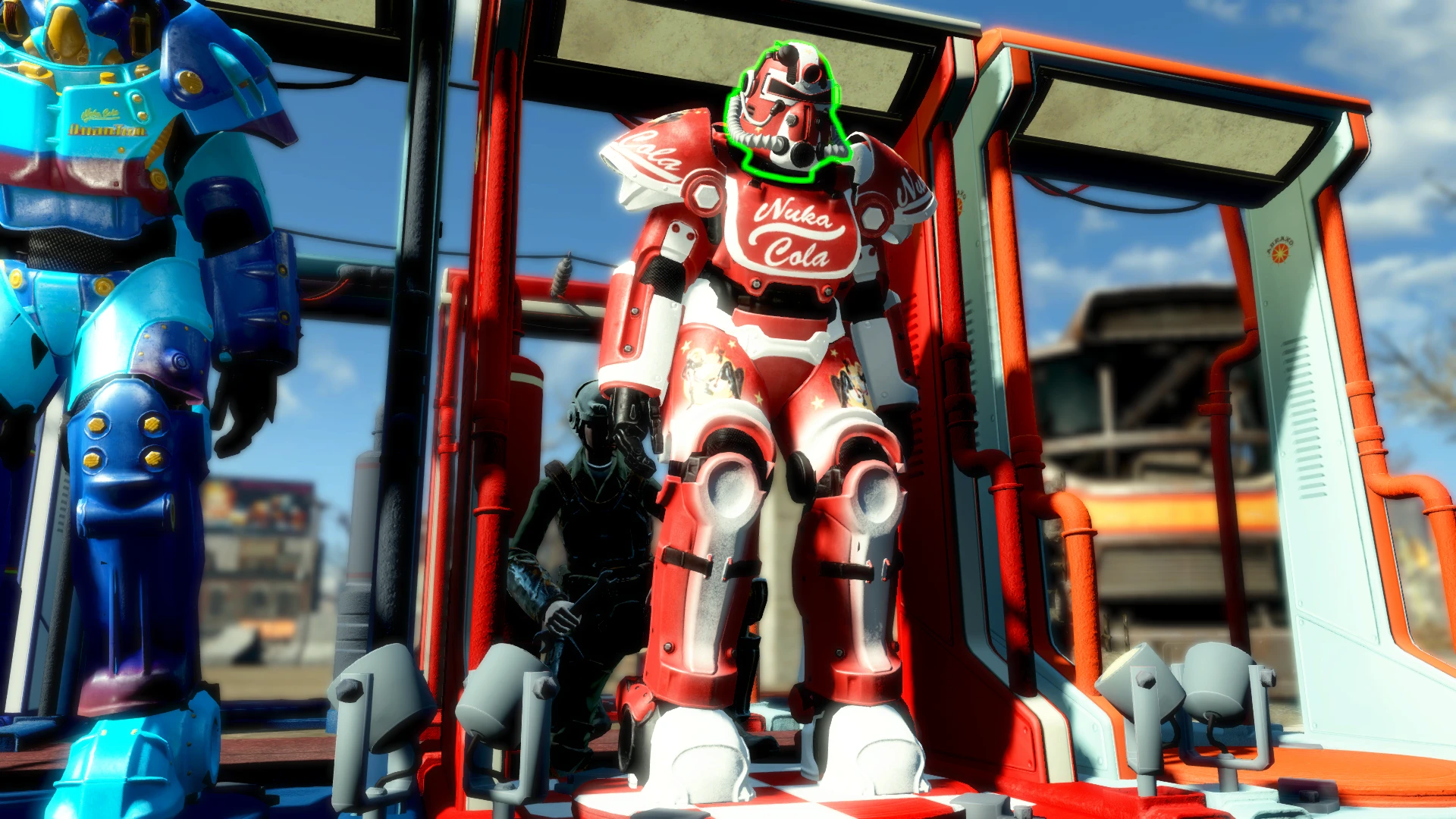 prewar power armor displays