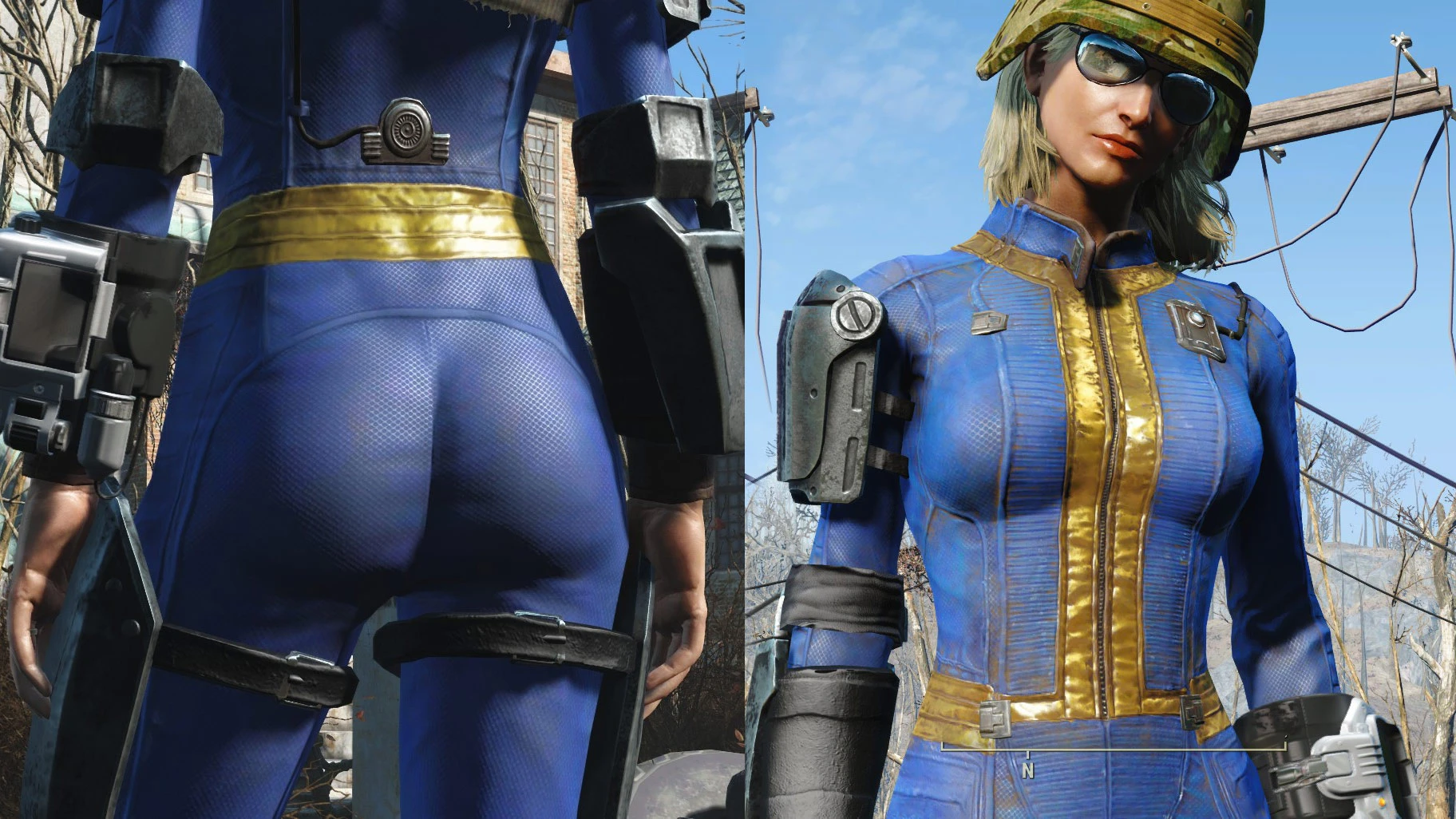 Vault Booty Enhanced Female Vault Suit At Fallout 4 Nexus Mods And Community