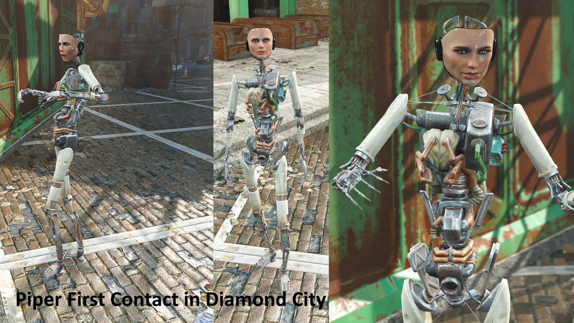 Curie Piper Cait As Synth Companions At Fallout 4 Nexus Mods And