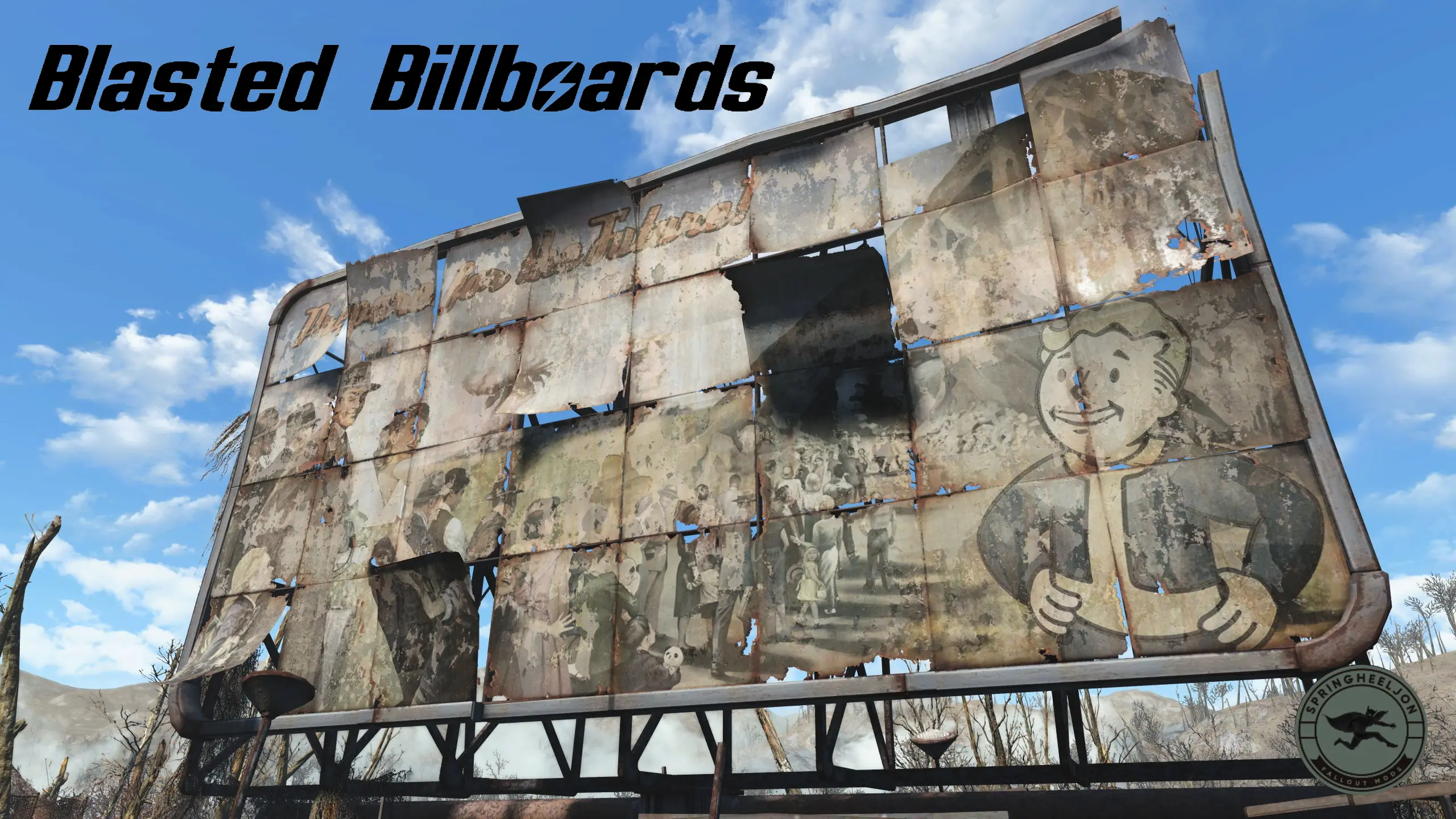 Blasted Billboards A Weathered Billboard Overhaul At Fallout Nexus