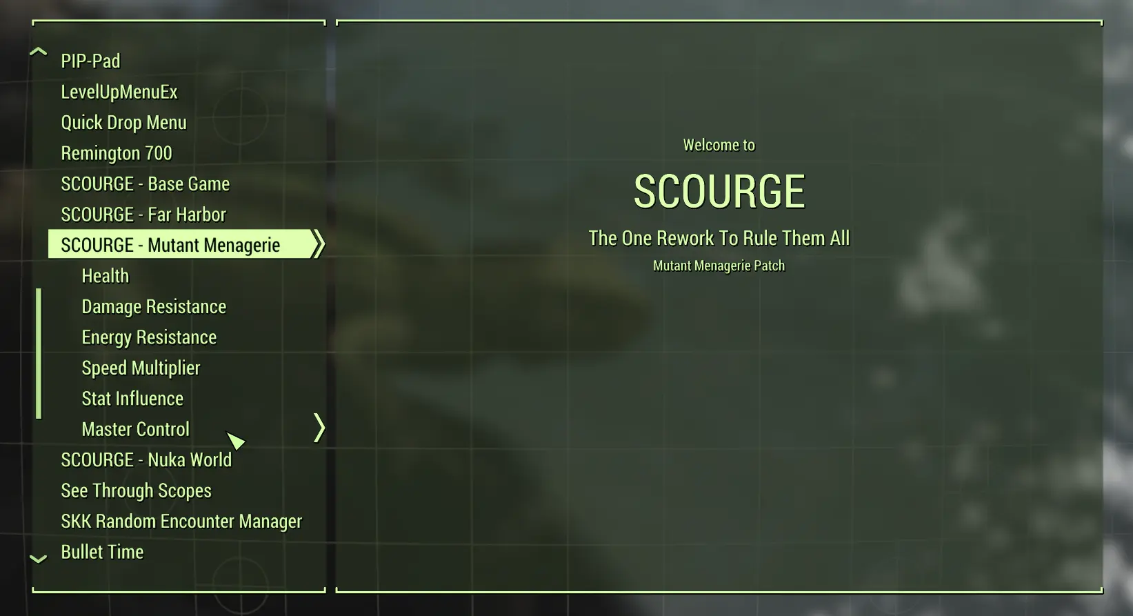 Mutant Menagerie Scourge Patch At Fallout Nexus Mods And Community