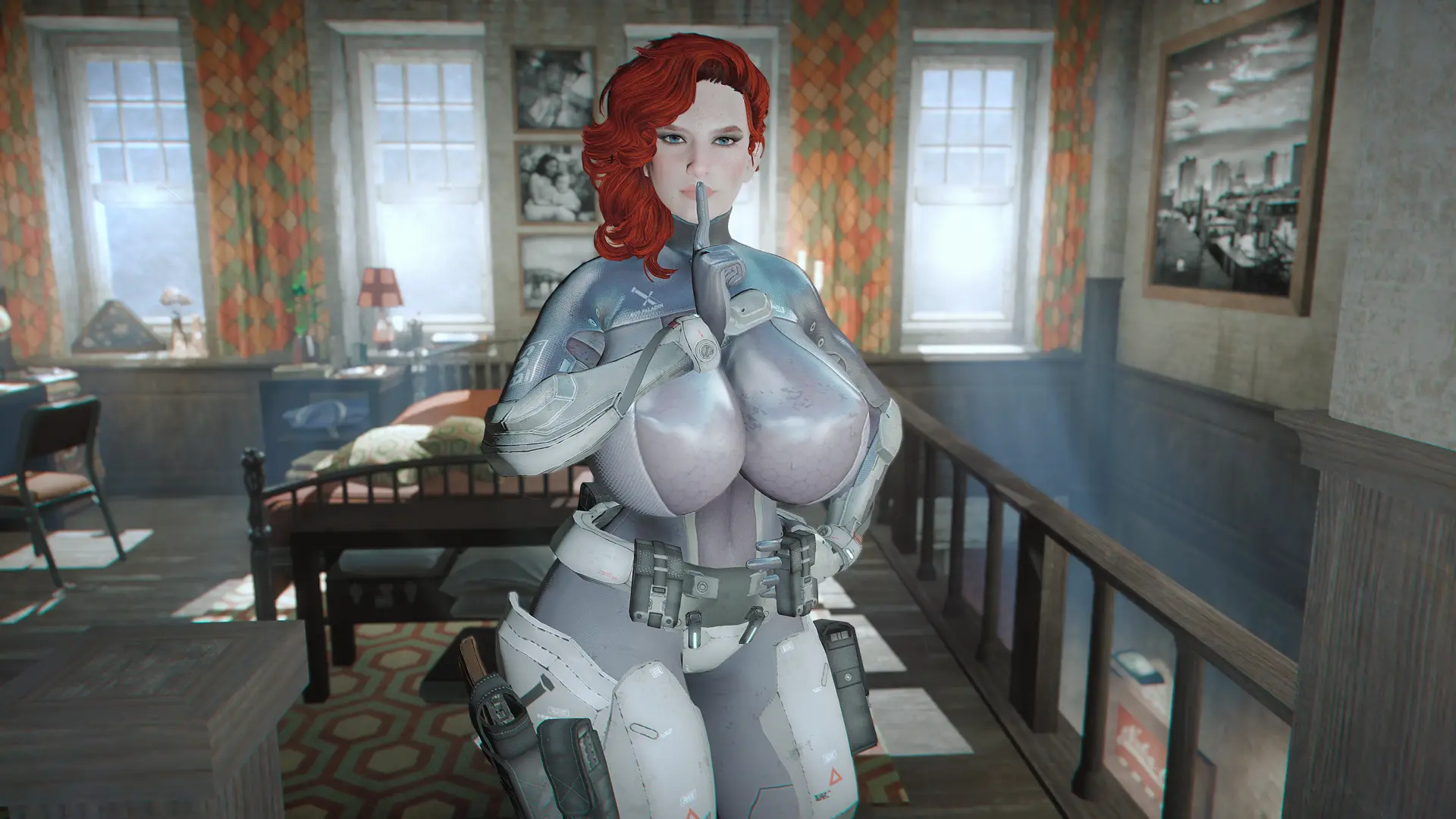 Bos Female Knight Armor Bodyslides Cbbe Twb At Fallout Nexus