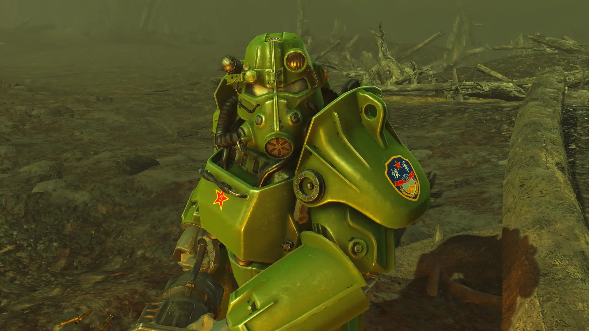 T And T People S Liberation Army Power Armour Retexture At Fallout