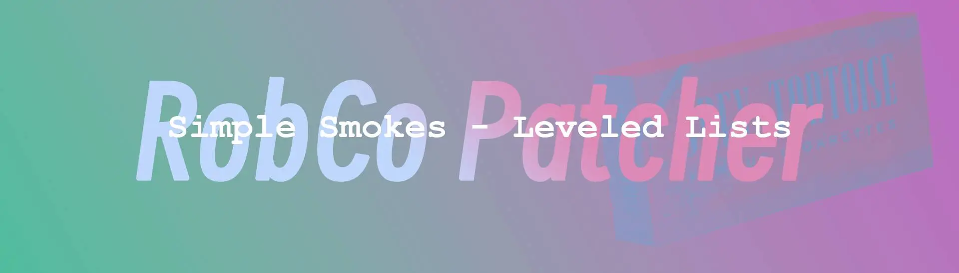 Simple Smokes RobCo Patcher At Fallout 4 Nexus Mods And Community