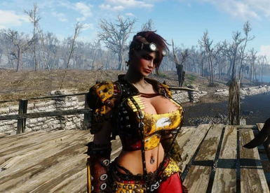 Toxic Raider Armour For Atomic Beauty At Fallout  Nexus Mods And