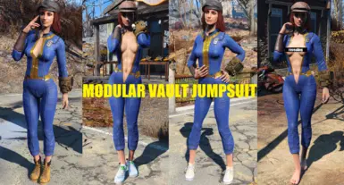 Modular Vault Jumpsuit CBBE At Fallout 4 Nexus Mods And Community