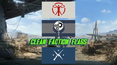 Clean Faction Flags BOS West At Fallout 4 Nexus Mods And Community