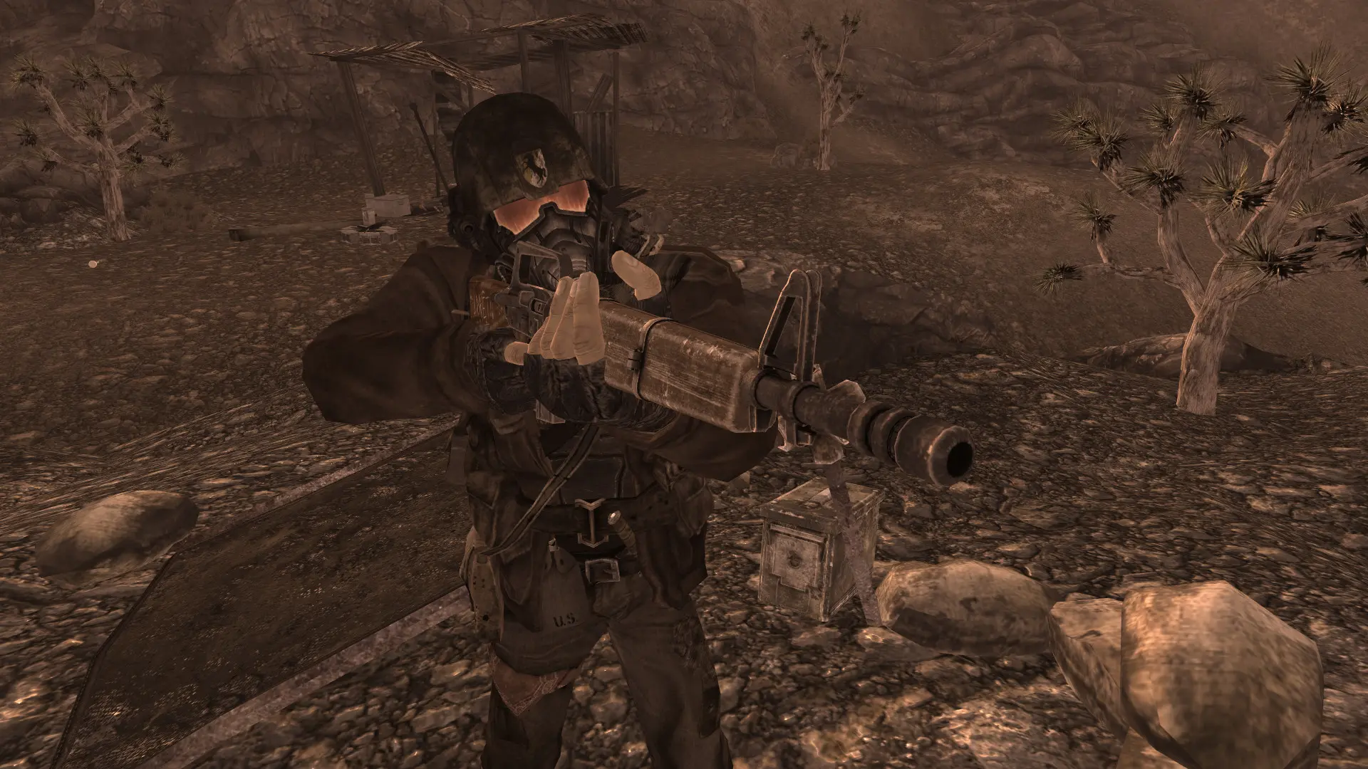 Survivalist S Rifle Proper Front Sight At Fallout New Vegas Mods And