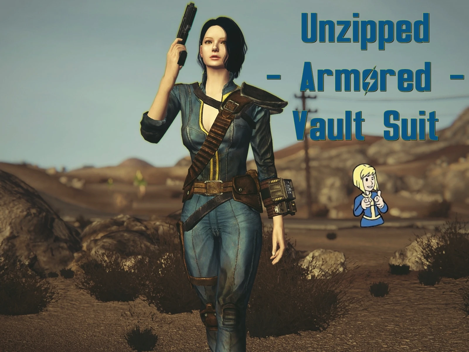 Unzipped Armored Vault Suit At Fallout New Vegas Mods And Community