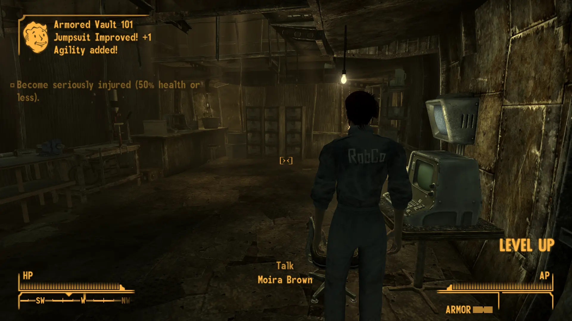 Armored Vault Jumpsuit Progress Effects At Fallout New Vegas