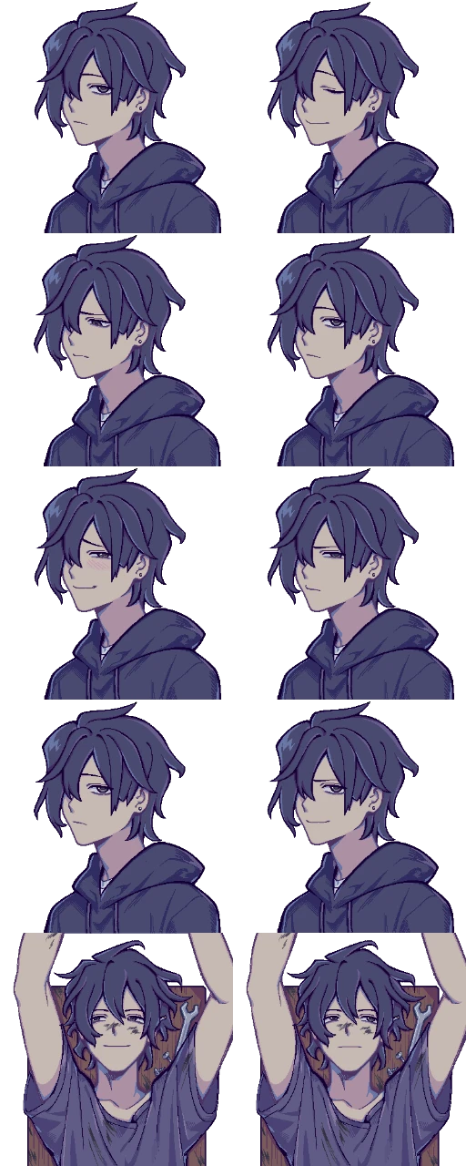 Lvzr S Sebastian Portraits At Stardew Valley Nexus Mods And Community