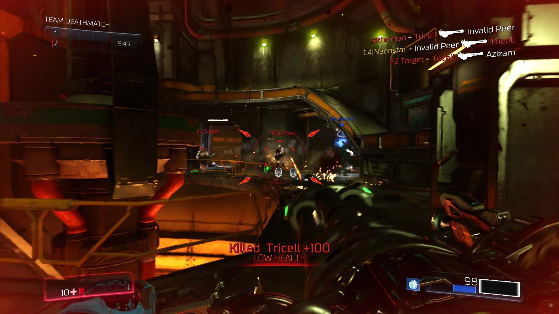heavy assault rifle to chaingun (alpha and beta)