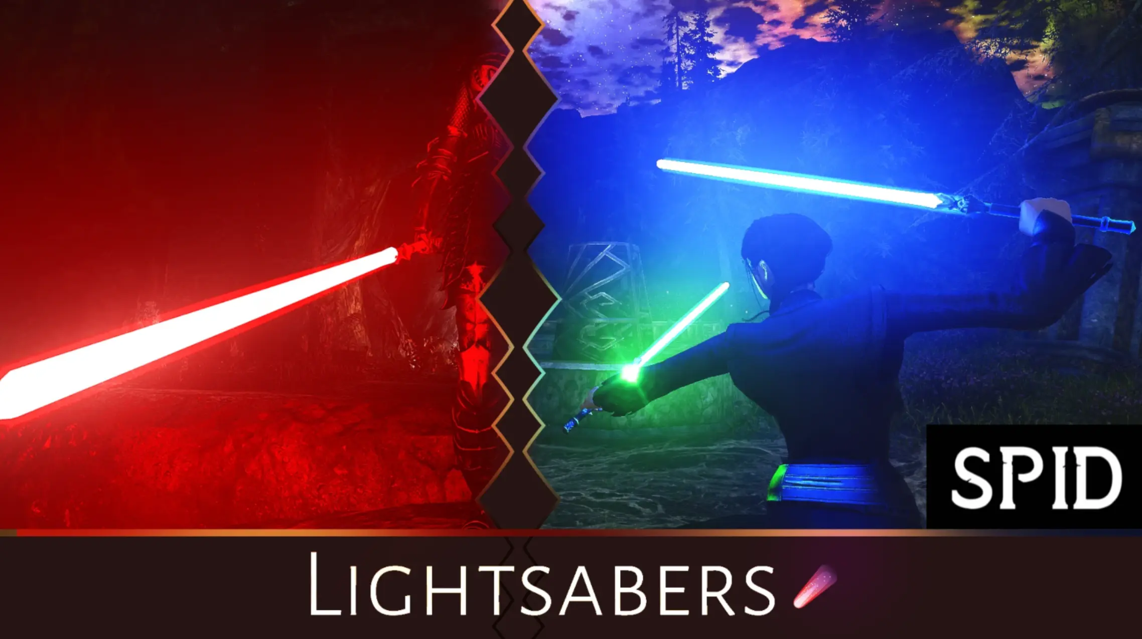 Lightsabers Magicka Sabers Spid Version At Skyrim Special Edition