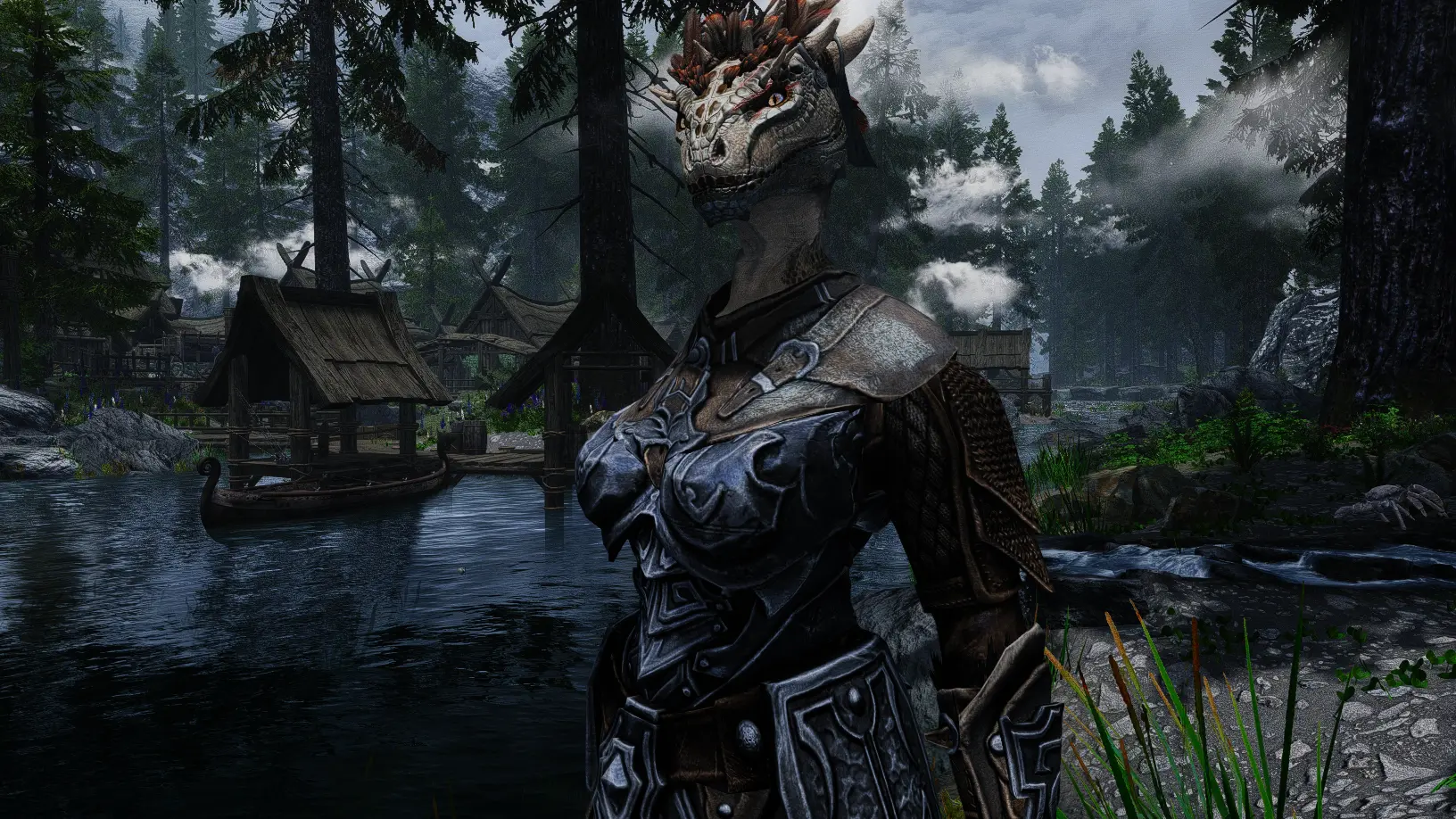 Lore Friendly Argonian Characters High Poly Head Racemenu Presets At