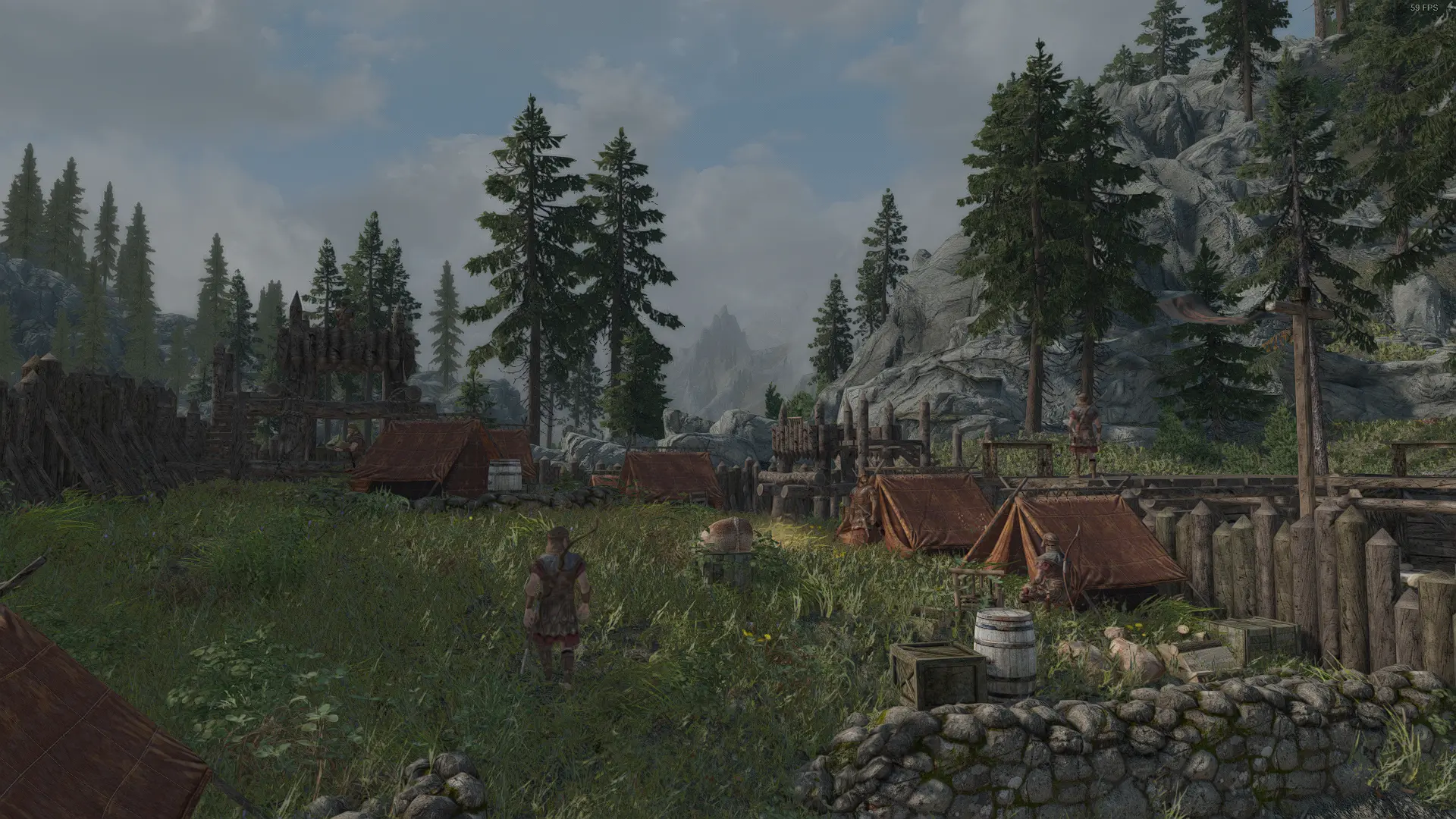 Northern Roads Civil War Checkpoints JK S Whiterun Outskirts At