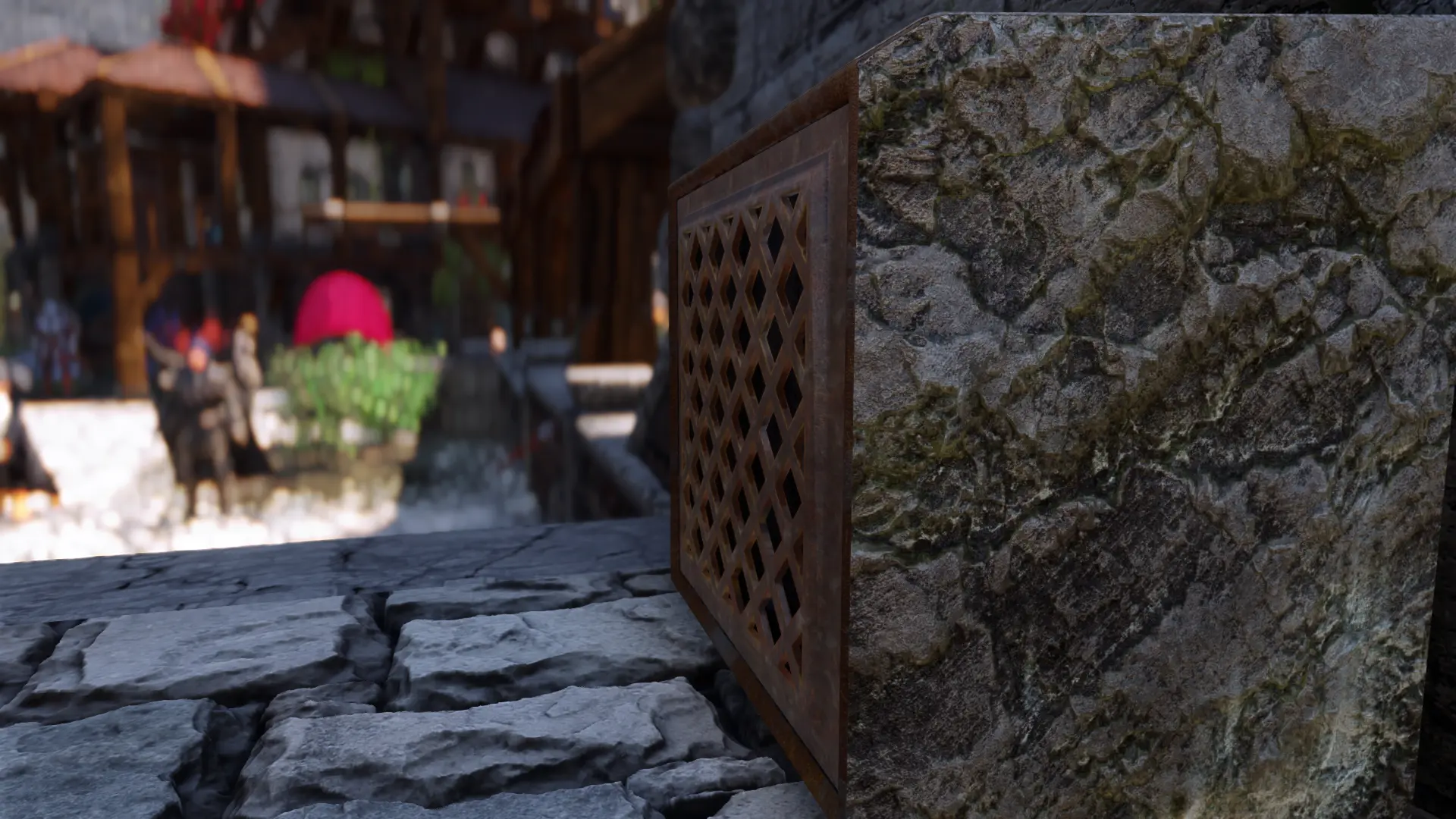 Halffaces Real D Solitude Grate At Skyrim Special Edition Nexus