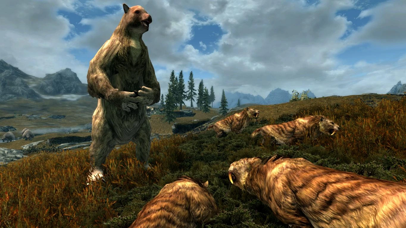 giant sloths and glyptodonts- mihail monsters and animals (sse)