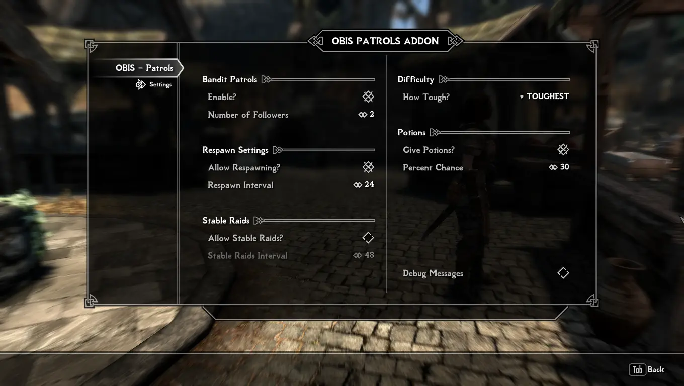 Mcm Menu Setup At Skyrim Special Edition Nexus Mods And Community