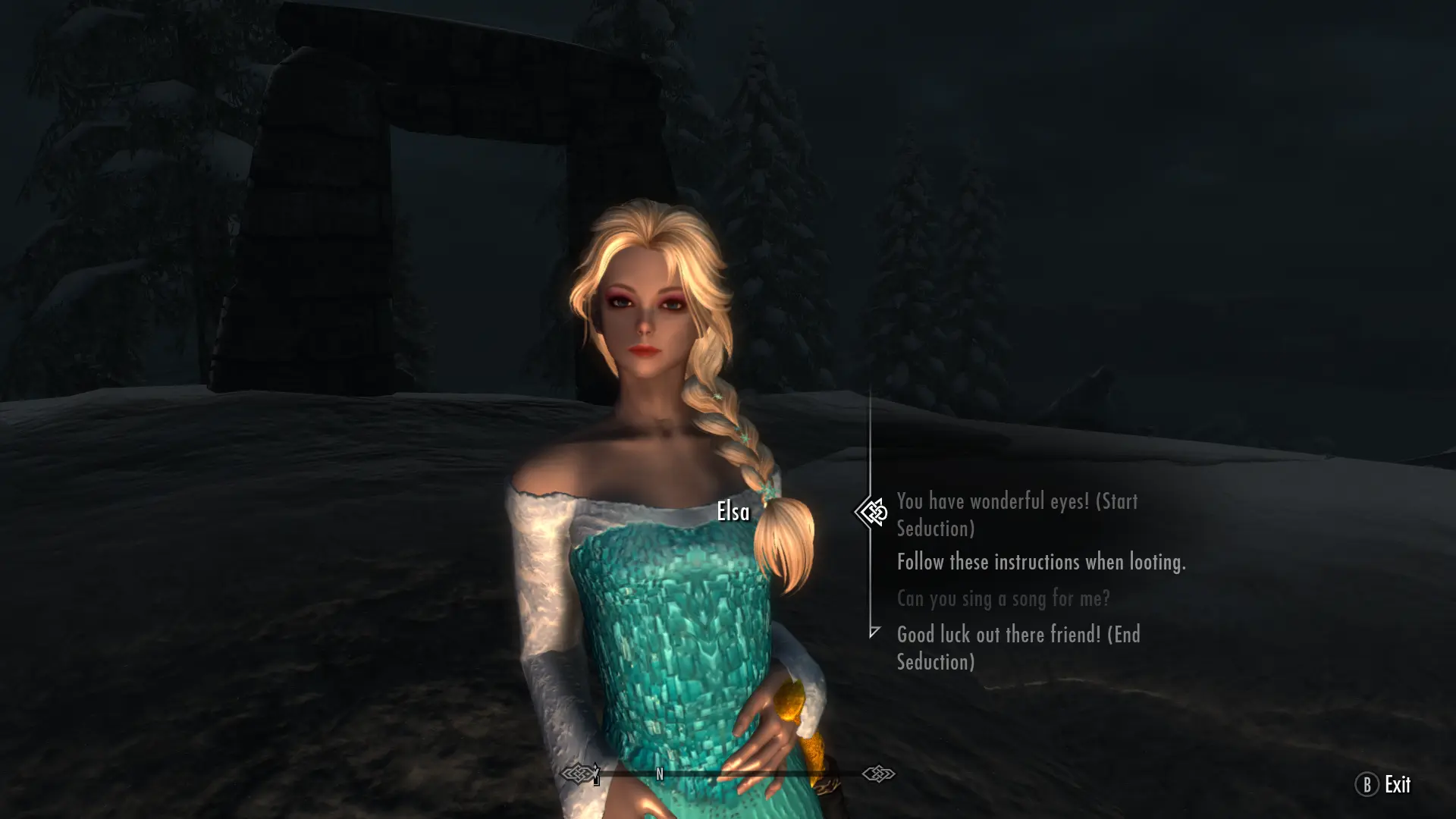 Elsa In Skyrim Se Version At Skyrim Special Edition Nexus Mods And