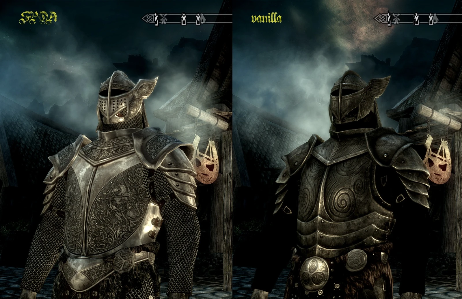 SPOA Silver Knight Armor SE At Skyrim Special Edition Nexus Mods And
