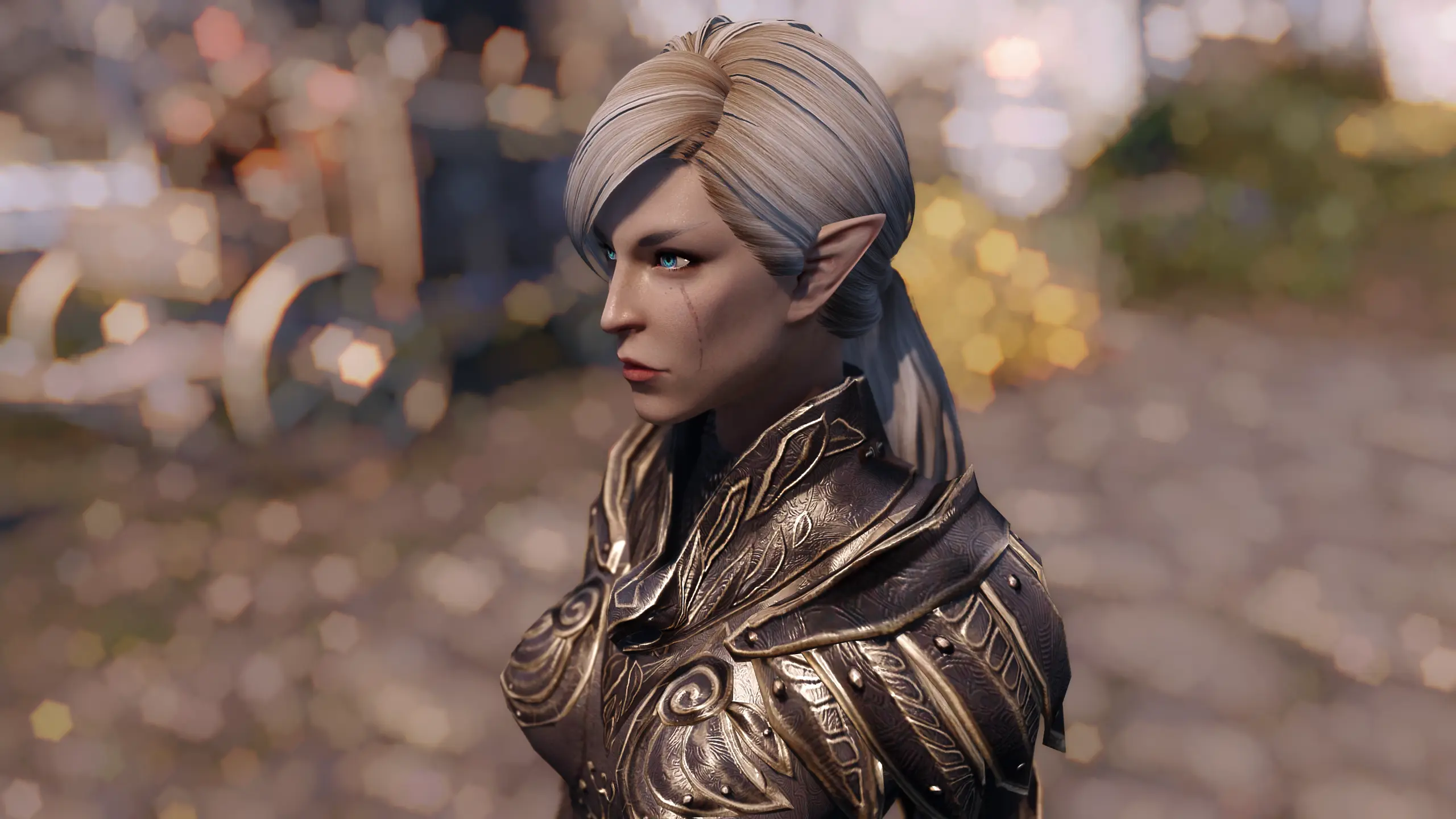 Kori A High Poly Female High Elf Racemenu Preset At Skyrim Special