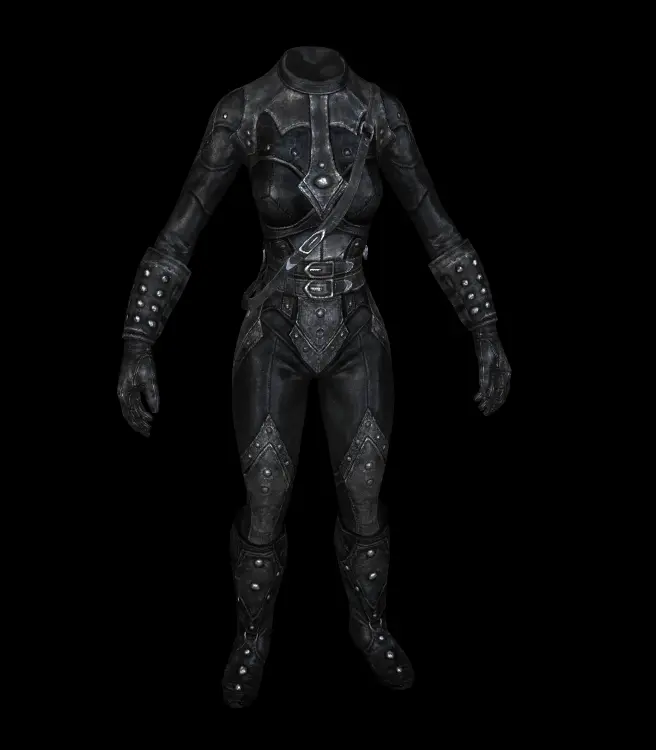 Black Dark Brotherhood Armor At Skyrim Special Edition Nexus Mods And