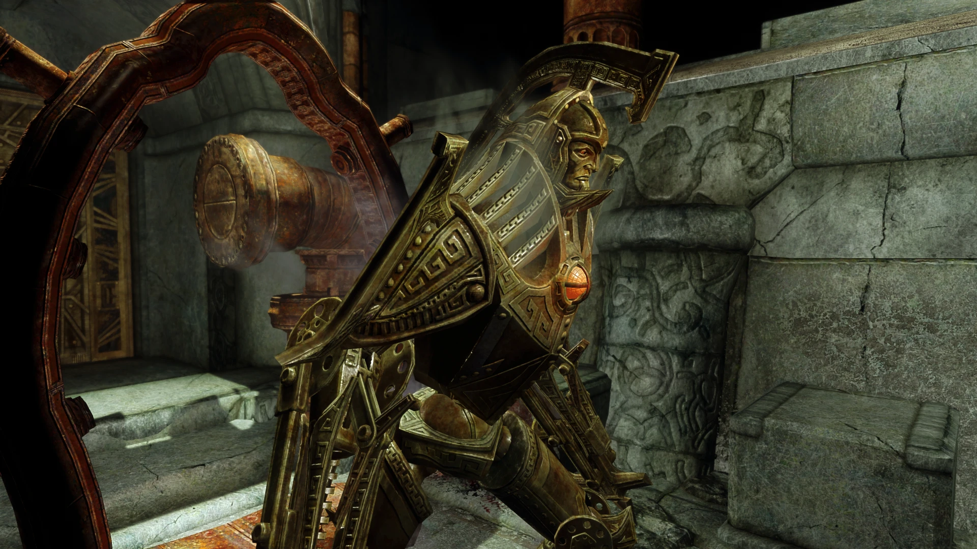 Detailed NPCs Steam Aura For Dwarven Automatons SPID At Skyrim