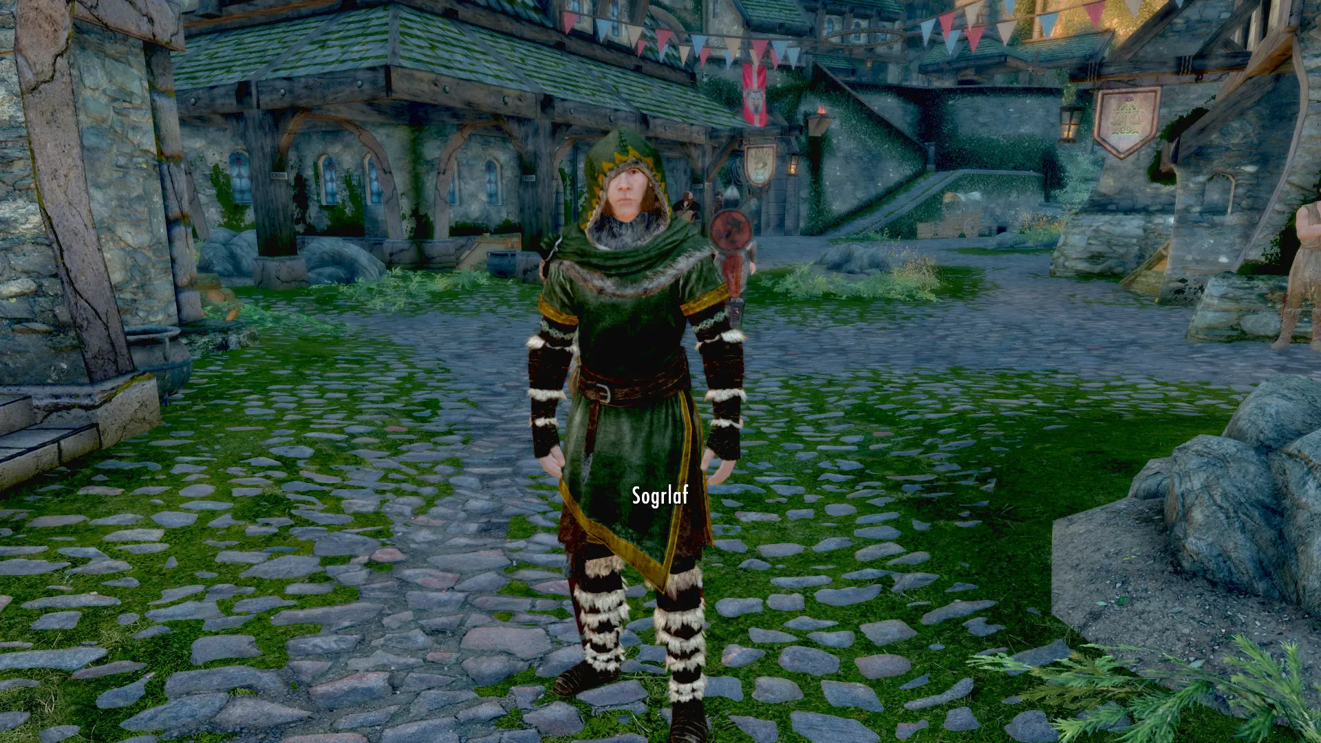 Nord Tribal Armor Distributed By SPID At Skyrim Special Edition Nexus