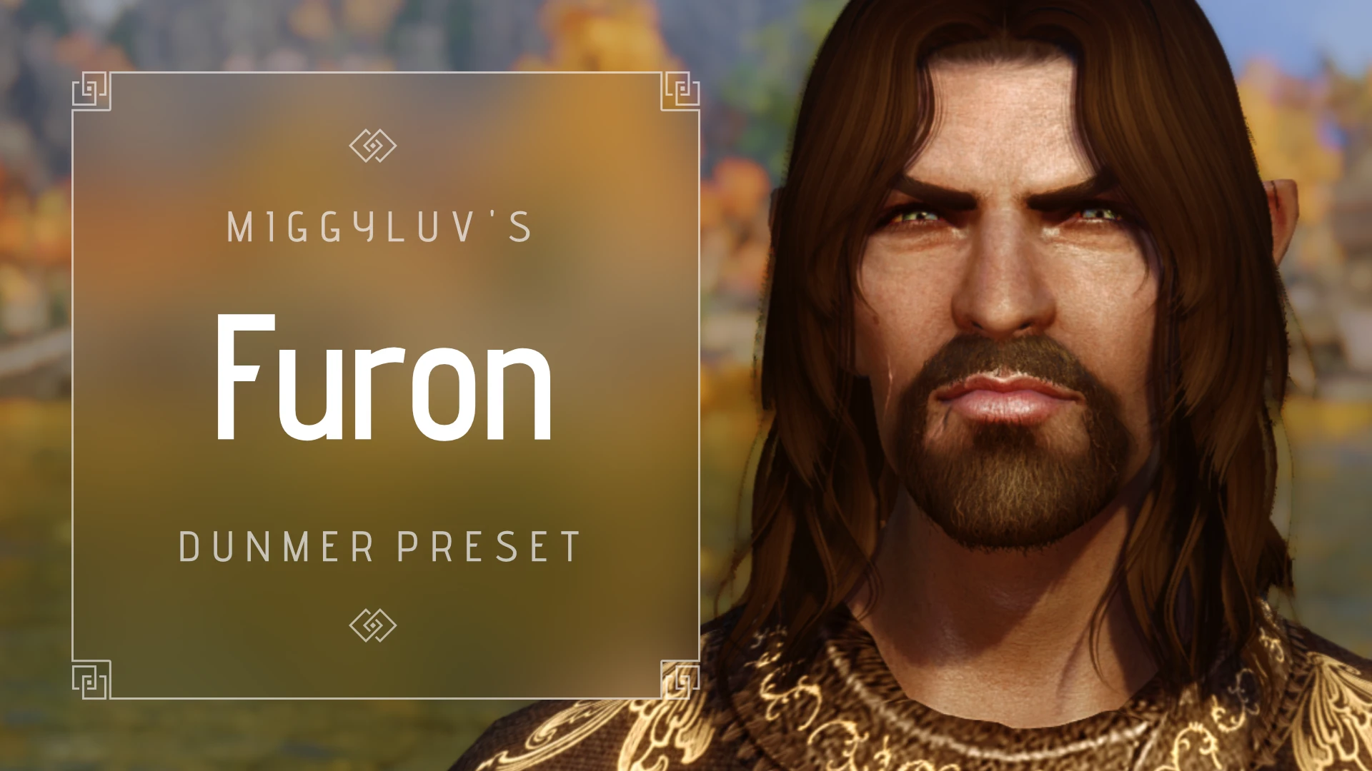 Miggyluv S Presets Furon Dunmer At Skyrim Special Edition Nexus