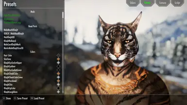 Rajah A High Poly Male Khajiit Preset For Racemenu At Skyrim Special