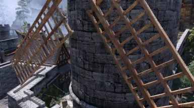 Halffaces Real 3D Wings Of Solitude Windmill At Skyrim Special