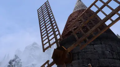 Halffaces Real 3D Wings Of Solitude Windmill At Skyrim Special