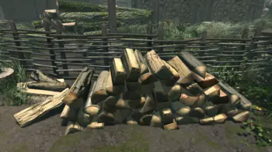 Exist S Lowpoly Firewood At Skyrim Special Edition Nexus Mods And