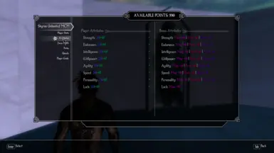 Skyrim Unlimited Mcm Menu Points Per Level Patch At Skyrim