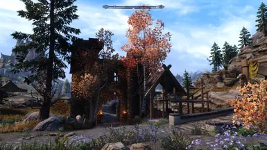 Whiterun Exterior Full Of Life Tweaked At Skyrim Special Edition